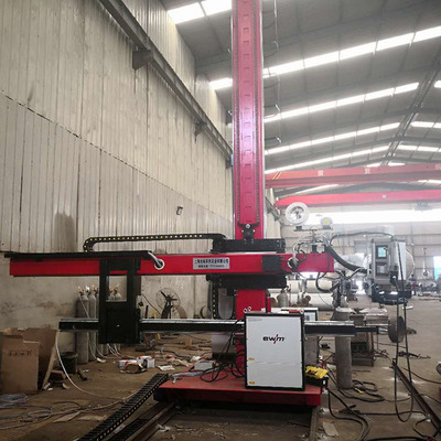 十字工装大型不锈钢管道等离子环纵缝一体自动焊机