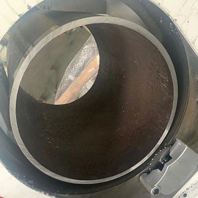 石墨烯电池卫生级不锈钢大型管道自动切管机